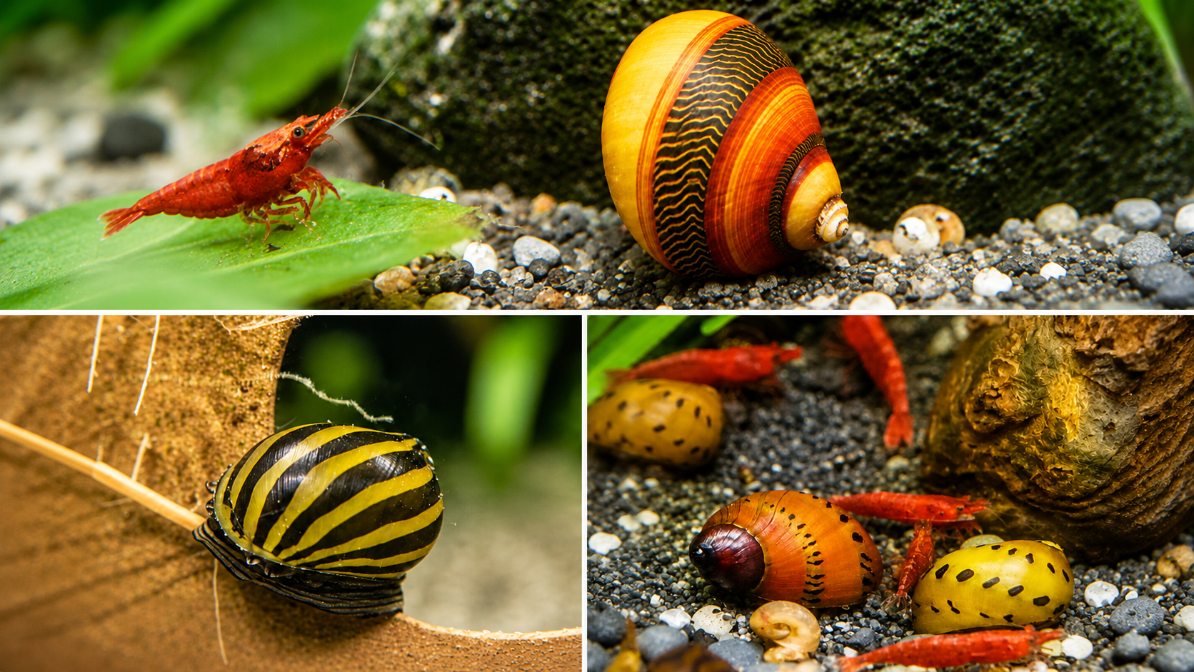 Rennschnecken für dein Aquarium – Farbenfrohe Helfer gegen Algen