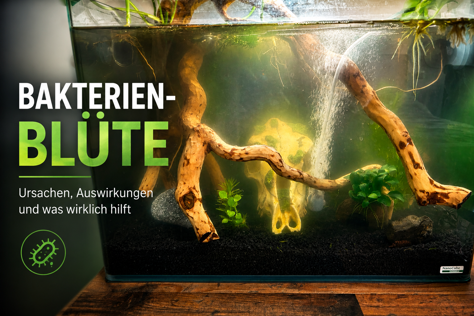 Bakterienblüte im Aquarium – Warum das Wasser plötzlich milchig wird