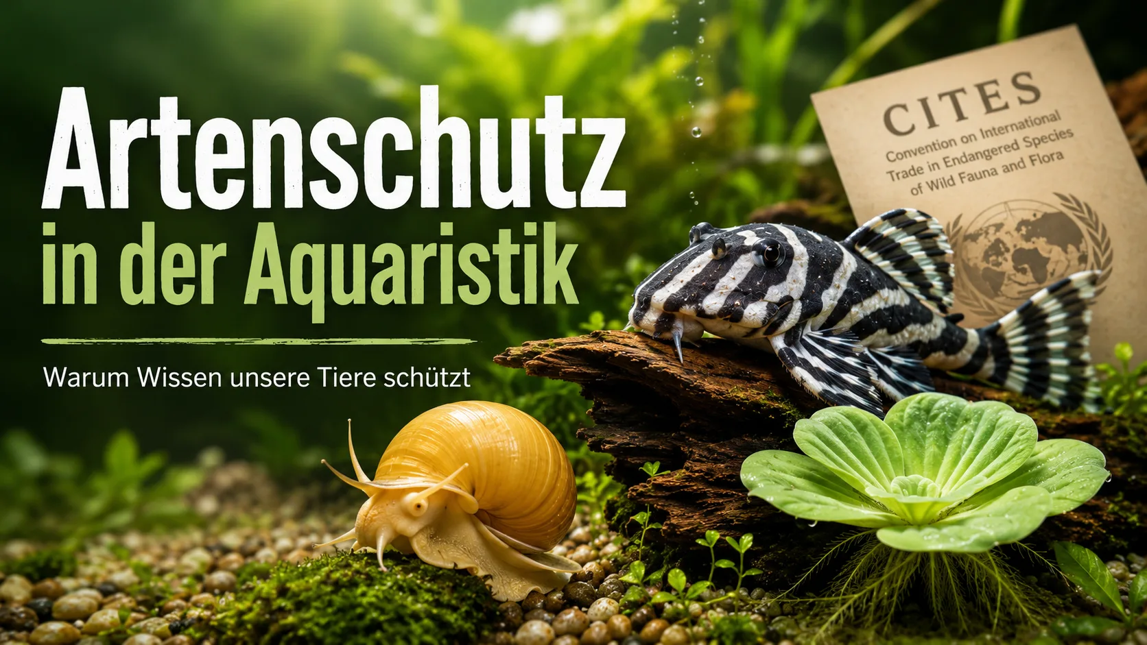 Artenschutz in der Aquaristik – Warum verantwortungsvolle Aquarianer heute wichtiger sind denn je