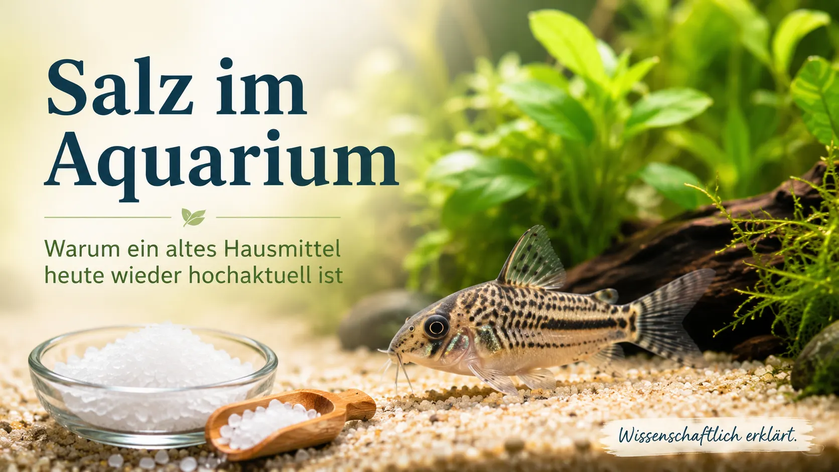 Salz im Aquarium – warum ein altes Hausmittel heute wieder hochaktuell ist