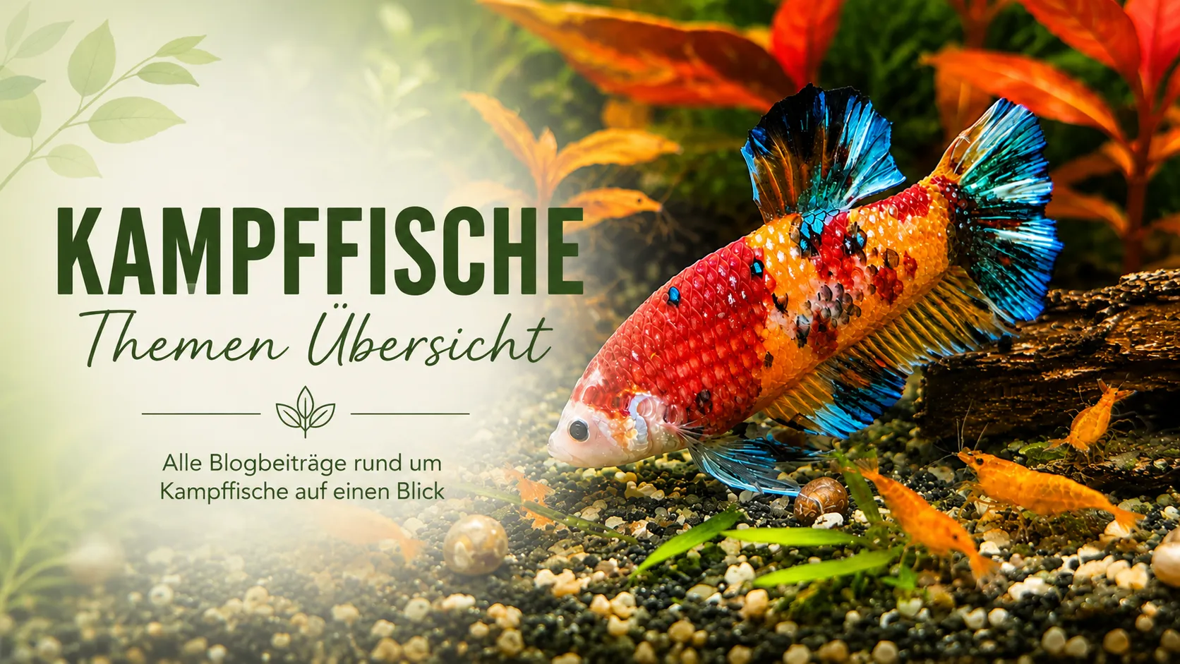 Kampffische (Betta splendens) – Haltung, Pflege, Zucht und Vergesellschaftung