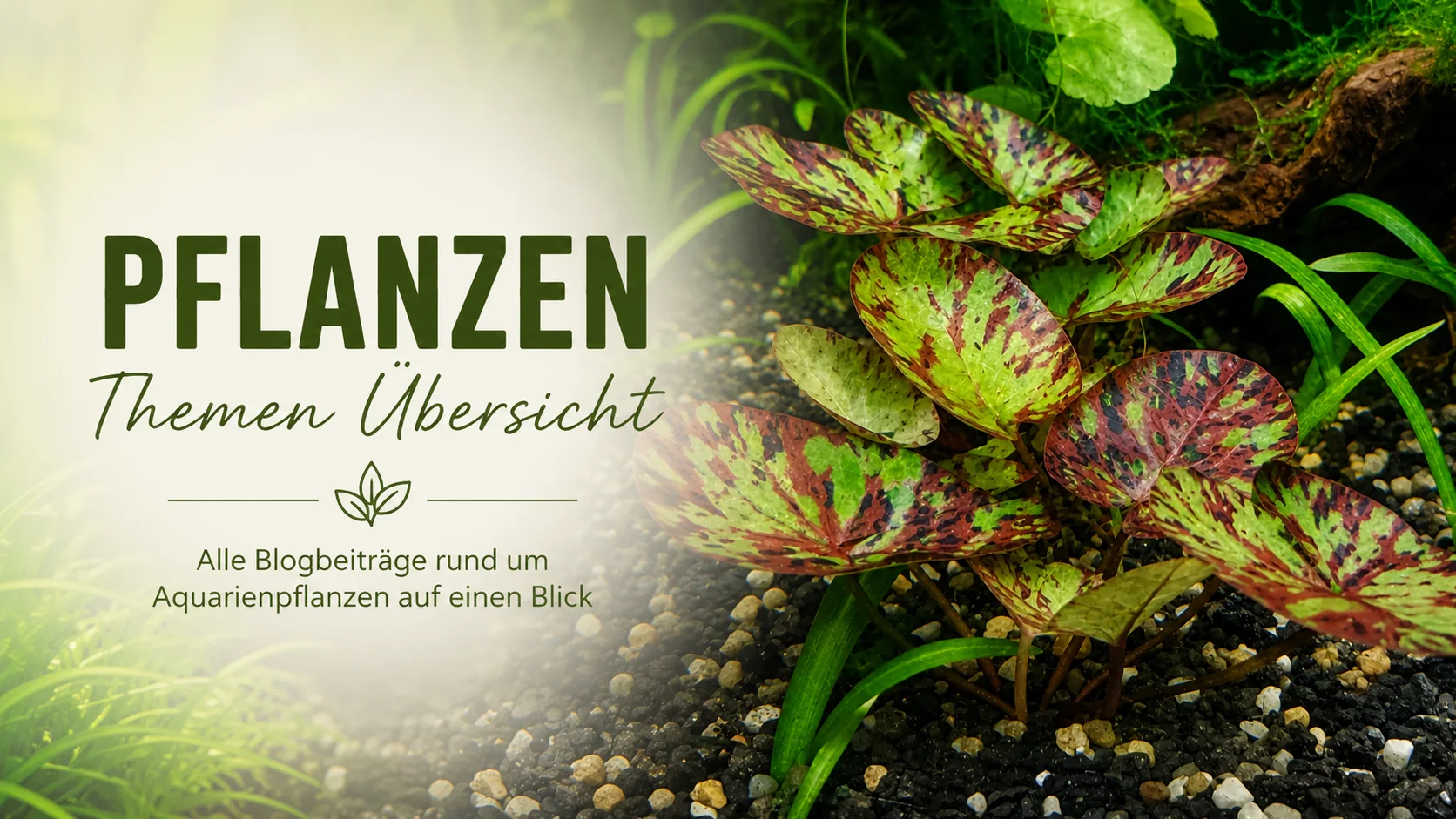 Aquariumpflanzen & Teich – Pflanzen für Aquarium, Terrarium, Paludarium und Gartenteich