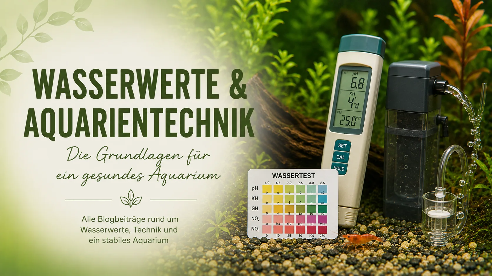 Wasserwerte & Aquarientechnik – Die Grundlagen für ein gesundes Aquarium