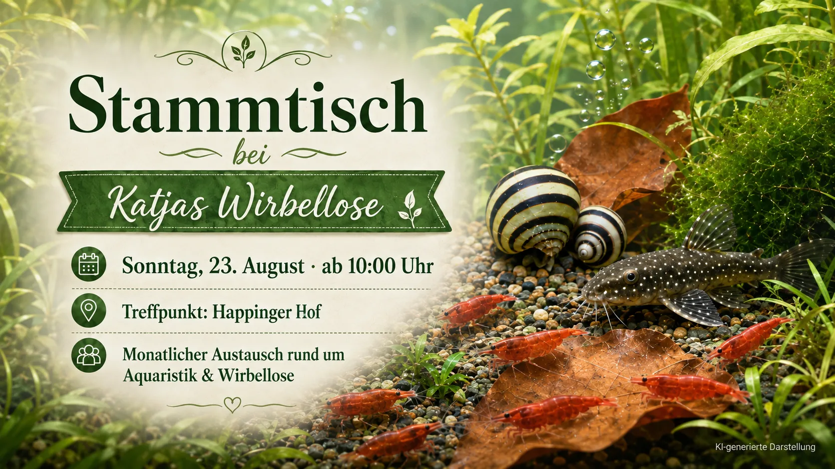 Aquaristik-Stammtisch im Happinger Hof