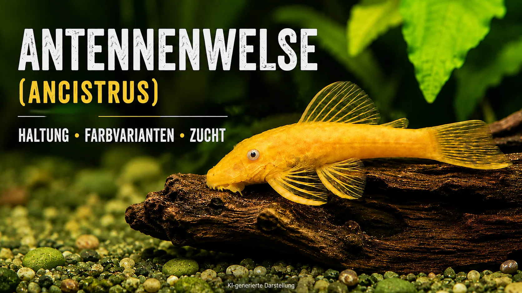 Antennenwelse (Ancistrus) – Haltung, Farbvarianten, Zucht und warum sie keine Scheibenputzer sind