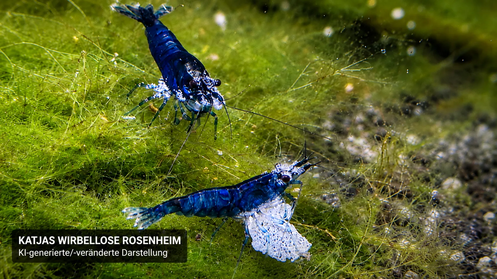 Weiße Aufsitzer auf Garnelen – was tun bei Vorticella & Co.?