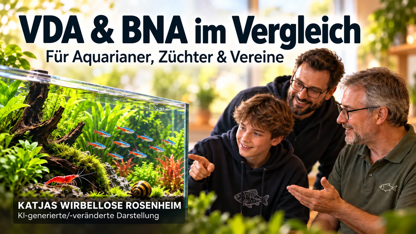 VDA und BNA im Vergleich – Interessenvertretung für Aquarianer, Züchter und Vereine